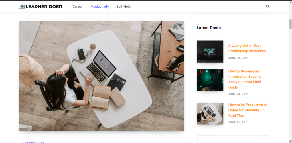 Best productivity resources: Blog - LearnerDoer